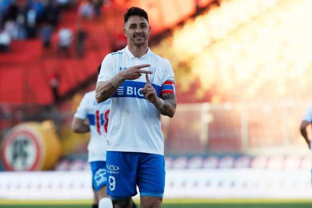 Zampedri celebrando un gol
