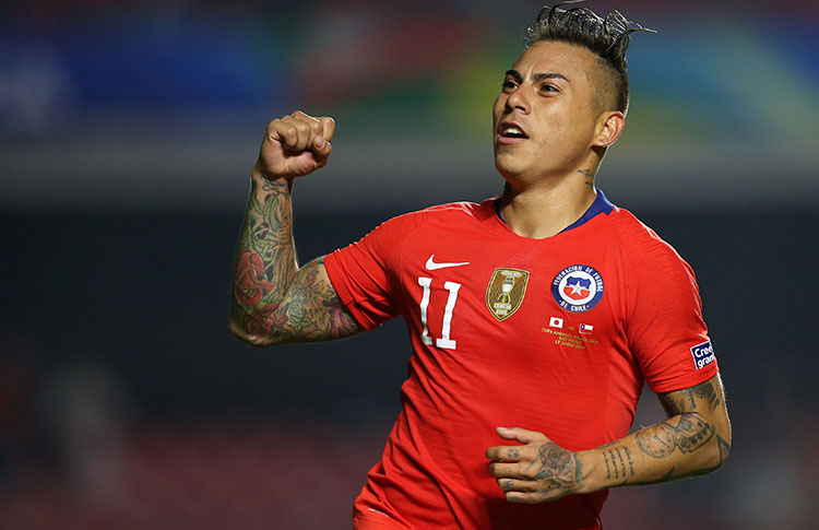 Edu Vargas es el segundo máximo goleador de la selección