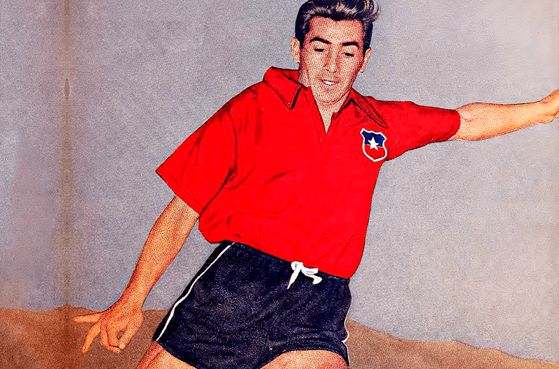 Hormazabal en su debut con Chile