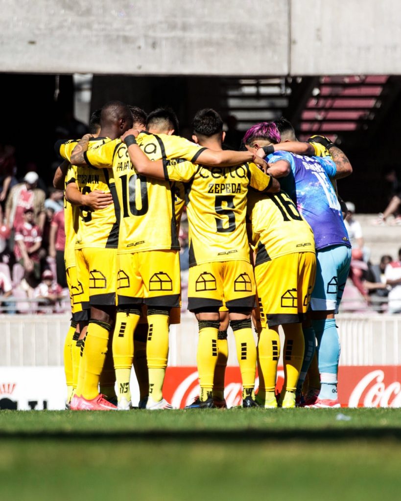 Jugadores de Coquimbo celebrando.