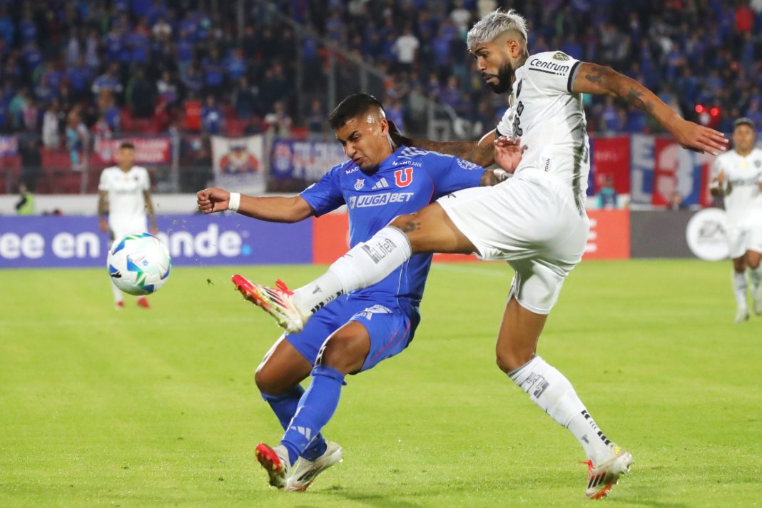 Foto del partido de ida entre Botafogo y Universidad de Chile