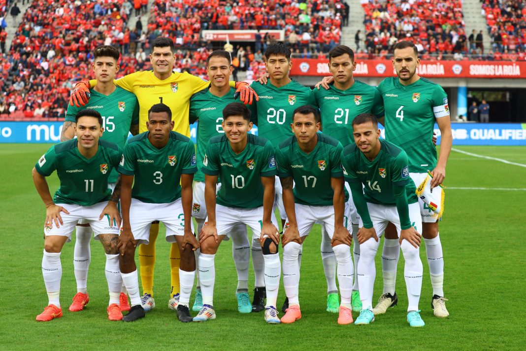 Selección de Bolivia en la foto de presentación