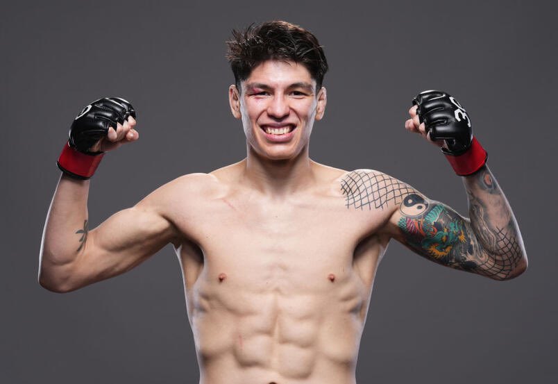 Ignacio Bahamondes en su último combate.