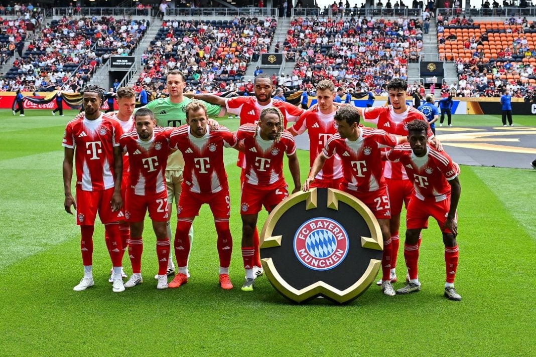Alineación de Bayern Munich en su debut.