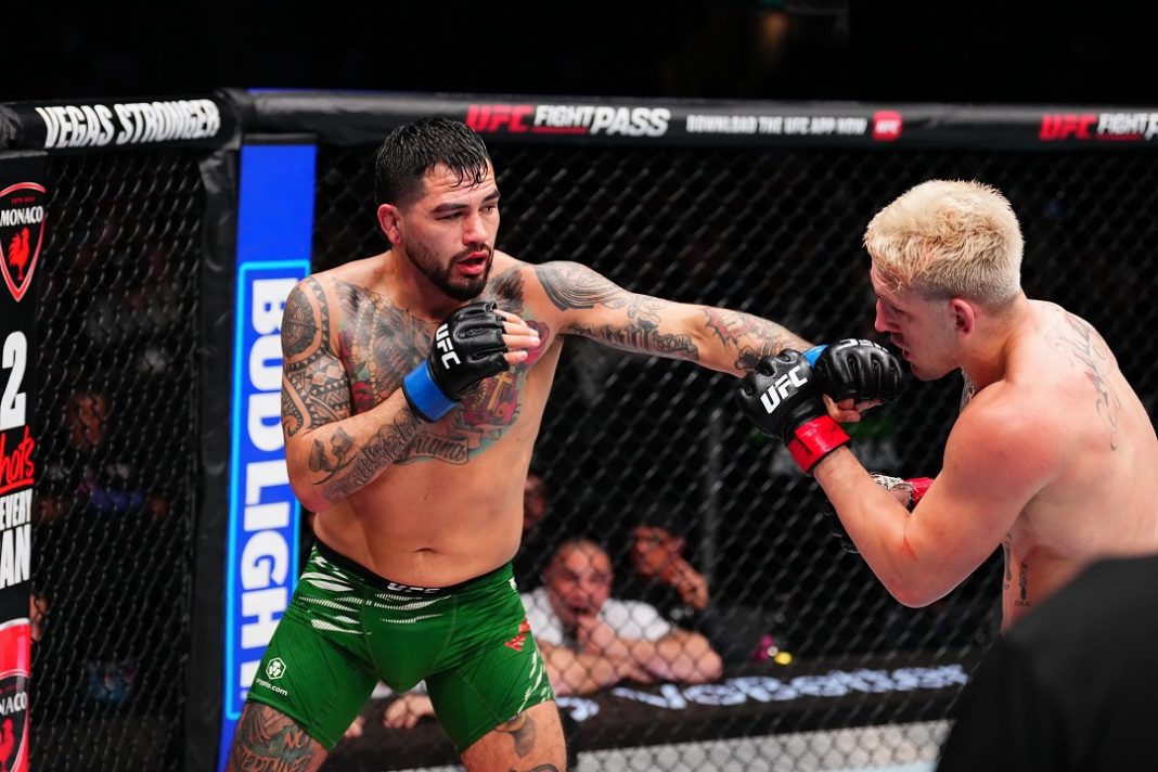 Anthony Hernandez en su último combate.