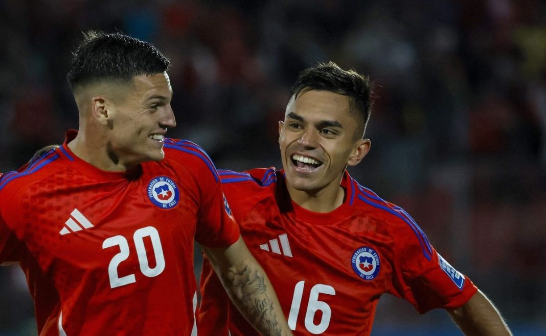 Jugadores de la selección de Chile