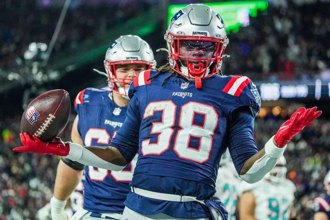 Jugadores de los Patriots.
