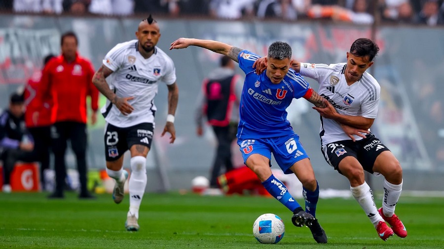 Foto del clásico anterior del fútbol chileno