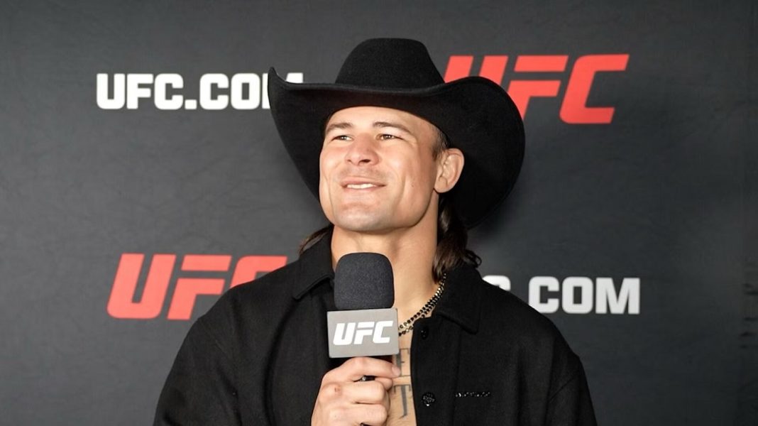Diego Lopes en una entrevista de la UFC