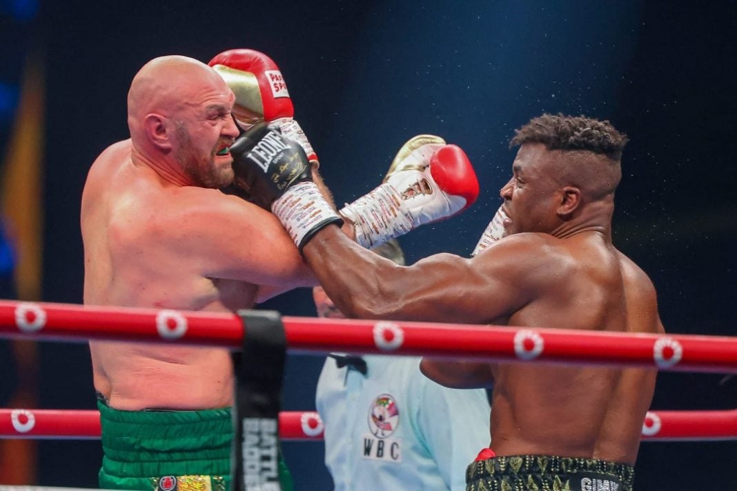 Tyson Fury en el cuadrilatero.