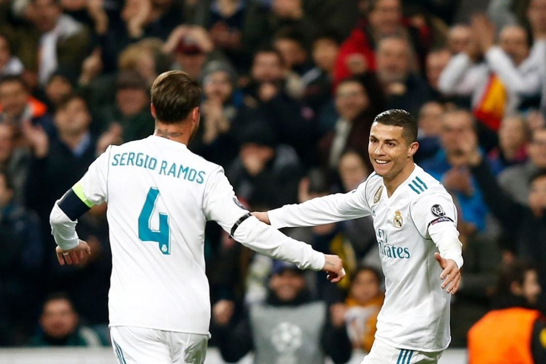 Cristiano Ronaldo y Sergio Ramos.