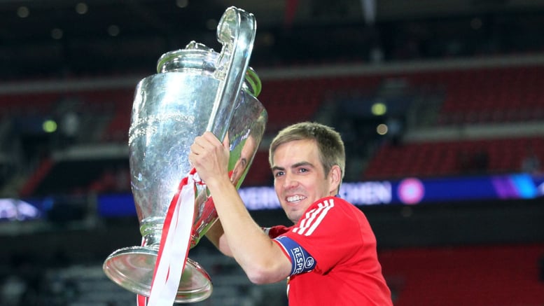 Philipp Lahm levantó la Champions con el Bayern